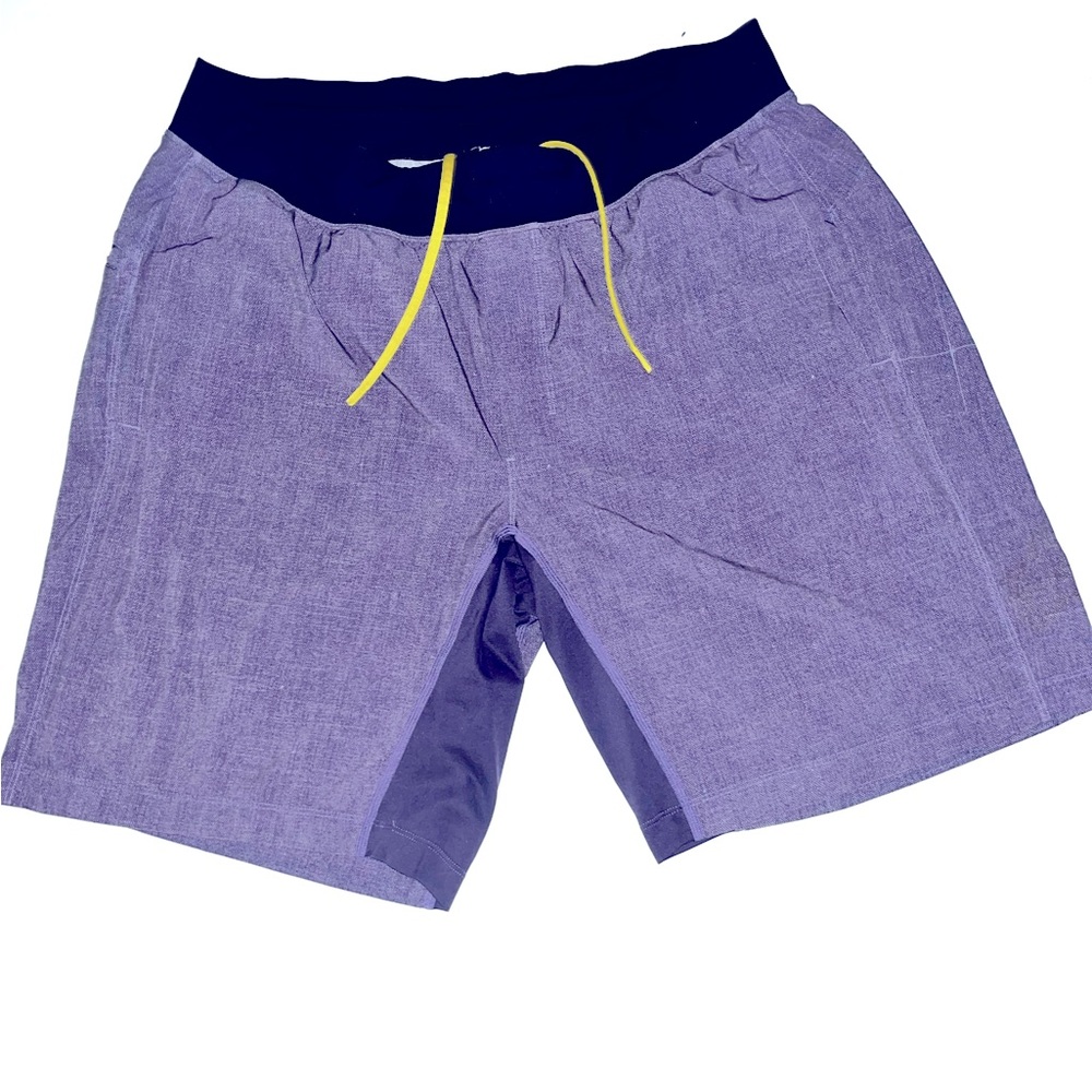Lululemon Shorts with Yellow Drawstring